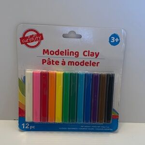 Curiosity Modeling Clay - 12 Pc Assorted Colors Modeling Clay New Sealed For 3+